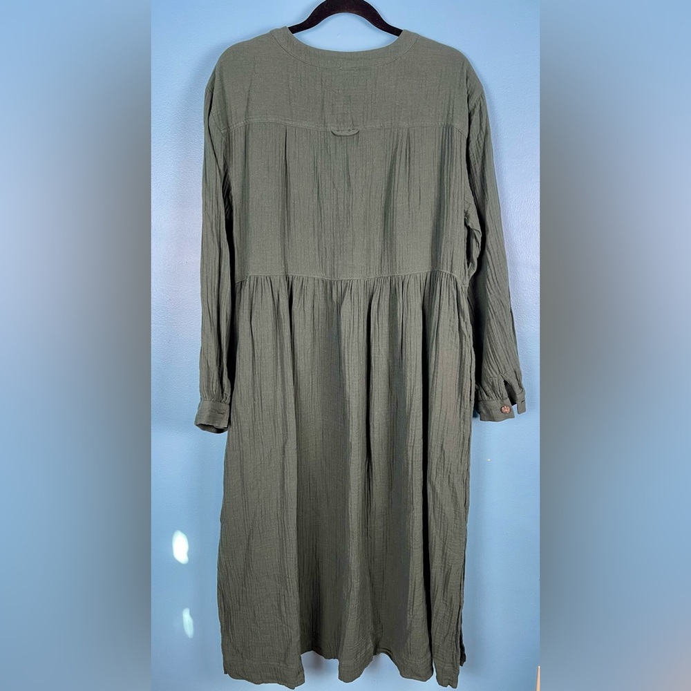 MADEWELL LIGHTSPUN MIDI DRESS SIZE 12 - Picture 4 of 6